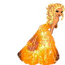 Ashlyn is the Belle of the Ball in her beautiful gold gown!